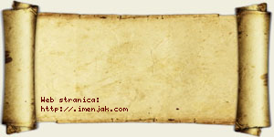 Miljana Treskavica vizit kartica